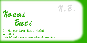 noemi buti business card